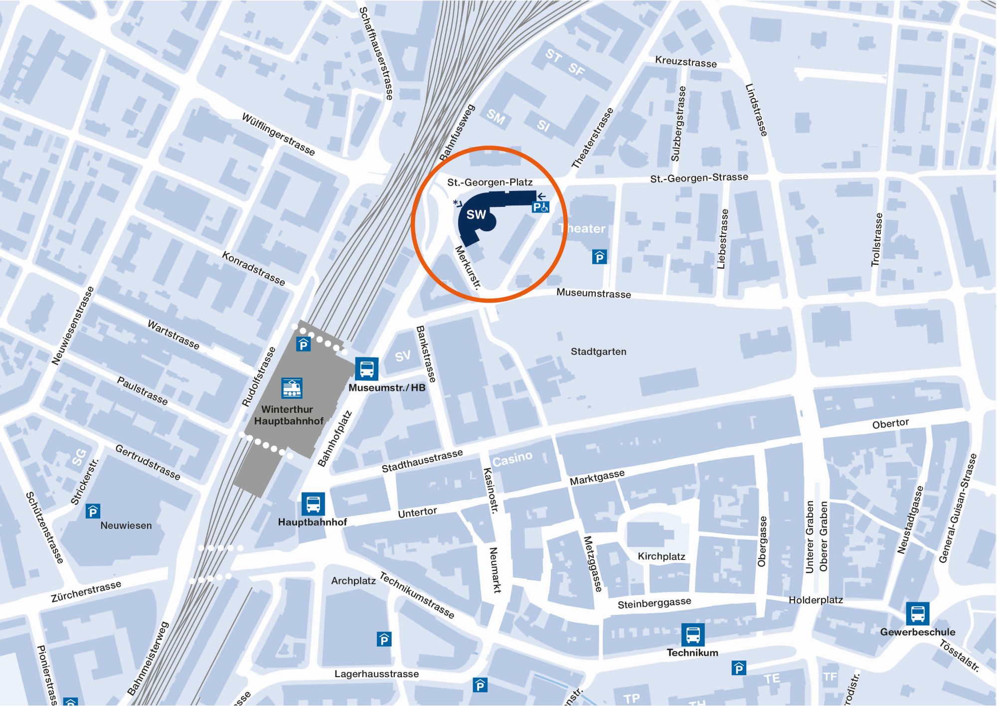 Lageplan Openday